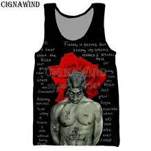 Новое поступление, топ на бретелях с забавным принтом, 3D жилет, повседневный топ без рукавов, унисекс