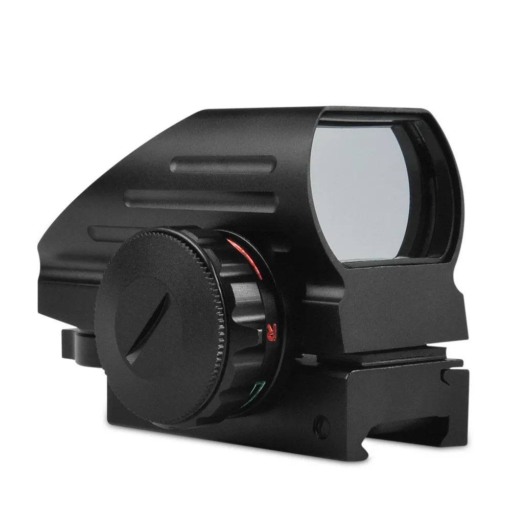 Ferroviário para a Caça Apto para 20mm Visão Óptica Holográfica Vermelho Verde Reflexo Laser Dot Sight Scope Picatinny 1x33mm 8 Esporte e Lazer