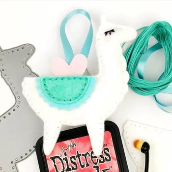 

Llama stitched Etching metal cutting die carbon steel die for DIY Scrapbooking/Card Making/Fun Decoration Supplies