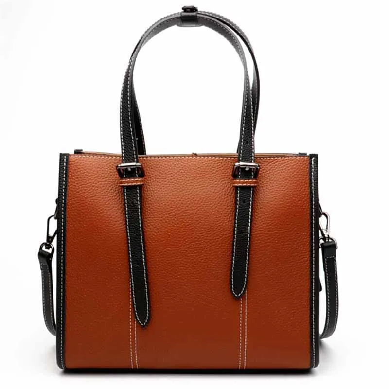 

2019 Real Cow Leather Ladies Women Genuine Leather Crossbody Bags Totes High Quality Designer Luxury Brand Casual Handbags