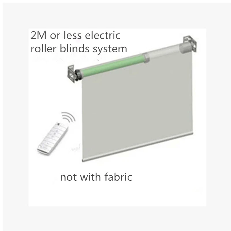 

Ewelink 2m Width Elecric Customizable Roller Blinds System with Dooya Tubular Motor DM35S/35R without Fabric for Smart Home