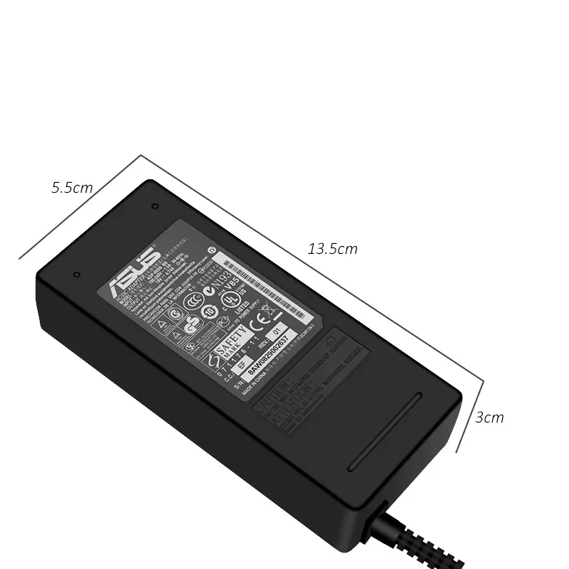19V 4,74 90 Вт 5,5*2,5 мм ноутбук AC Мощность Зарядное устройство для Asus A45S A53S A53V A55SV A52 A72 F83 F8 F6 F81 F80 F9 F50 N56 N43 N53 N55