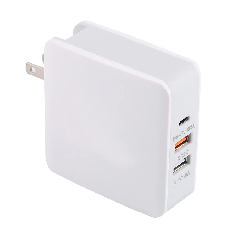 BBSW 68W USB Type-CPD + QC 3.0 USB Wall Fast Charger For iPhone X 8 8 Plus MacBook Pro Nintendo Switch USB-C PD Fast Charger (5)