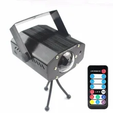 LED Stage Light 7 Color Water Wave Ripples Laser Projector Lamp Auto Flash Sound Activated LED Disco Dj Party Stage Lights LED Stage Light 7 Color Water Wave Ripples Laser Projector Lamp Auto Flash Sound Activated LED Disco Dj Party Stage Lights