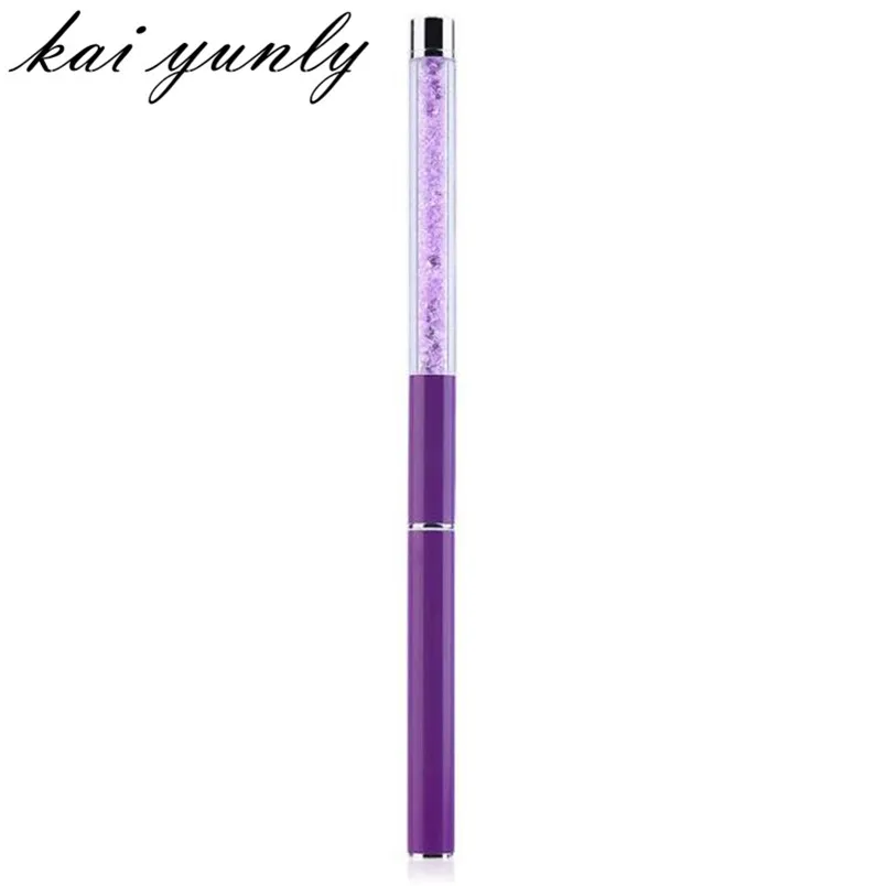 Kai yunly 1 шт. гелевая акриловая ручка для нейл-арта, дизайн, раскраска, сверло, строитель, ручка для рисования, набор кистей для полировки с крышкой D40