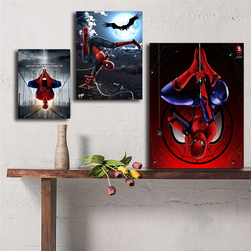 

The Amazing Spider-Man 2: Video Game Marvel Superhero Poster Painting On Canvas Bedroom Wall Art Decoration Pictures Home Decor