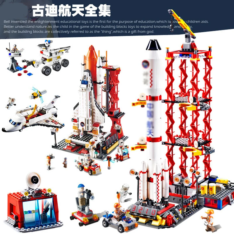 

Spaceport Space The Shuttle Launch Center Bricks Model Building Block Educational Toys For Children Fit For LegoINGS Military
