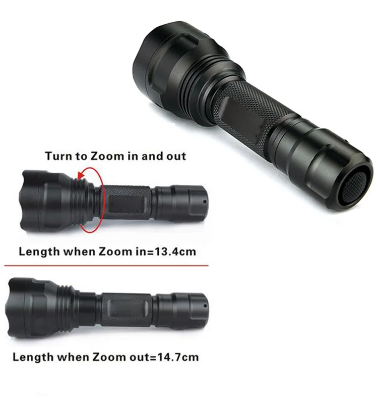 UF-1505 Osram Oslon 850nm led flashlight (14)