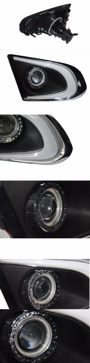  Osmrk LED DRL daytime running light +angel eye +projector lens +fog lamp +yellow turn signal for Ch - 32765100143