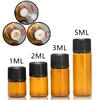 Cheap Oil-Bottle Vials Perfume-Oil Glass Sample Empty-Dram-Amber Essential Small 100pcs 5ml DqnKXAyV