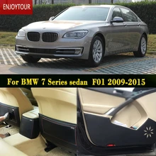 Автомобильные подушки спереди и сзади двери сиденья анти-kick коврик автомобиля-Стайлинг для BMW серий 7 F01 седан 730LI 740LI 750LI 760LI 2009