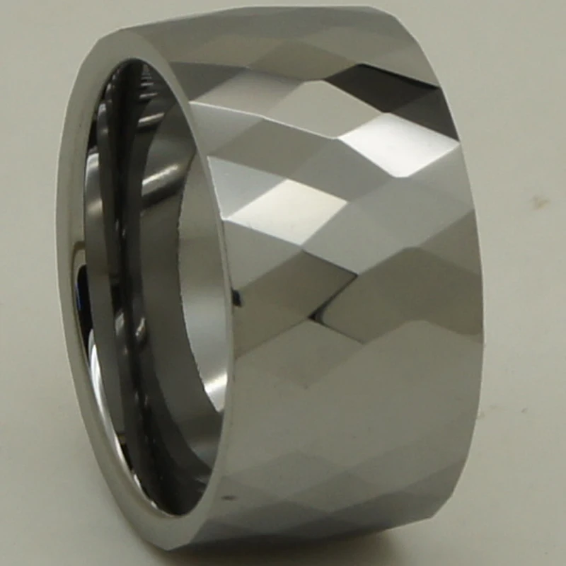 12mm super wide fact classic hi tech scratch proof tungsten ring 1pc