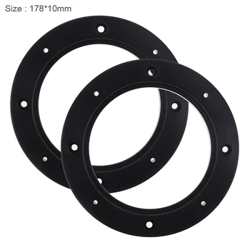 

Universal 6 Inch Car Round Speaker Protective Mesh Net Cover Plastic Pad Rubber Gasket Fit for Cars Vehicle Waterproof