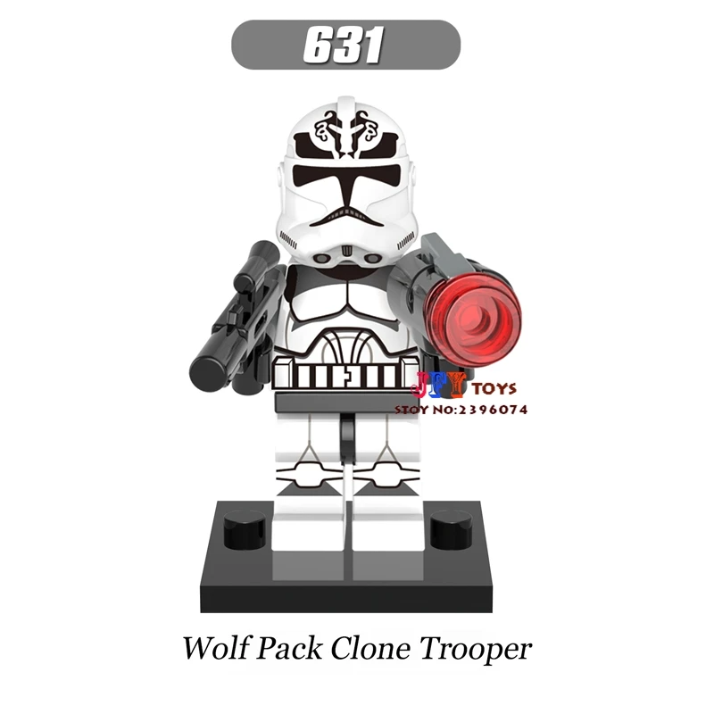 

Single star wars Republic AV-7 104th Wolfpack Clone Trooper building blocks models bricks toys for children brinquedos menino