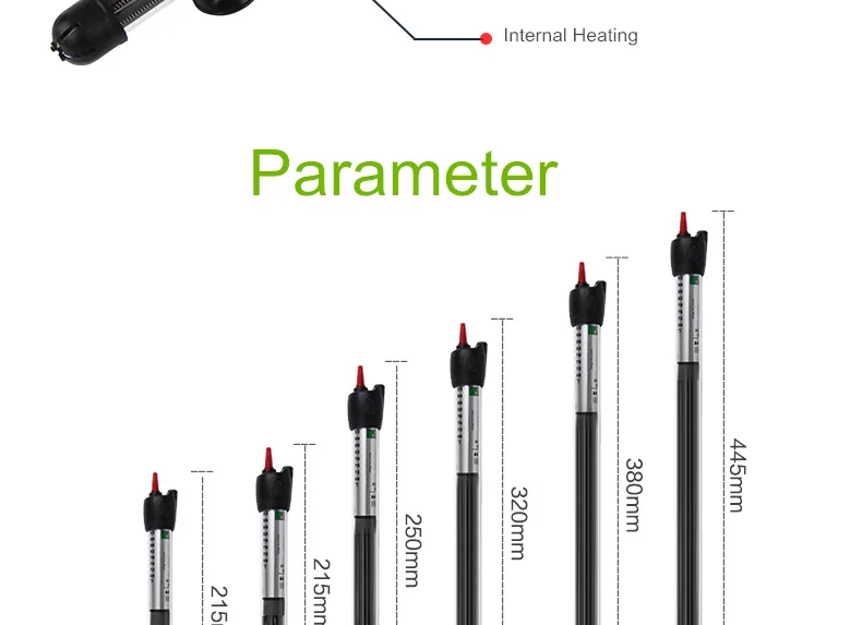JEBO аквариумный нагреватель стержень для аквариума контроль температуры аксессуар 220 В нагревательные стержни регулируемый термостат температуры 2010