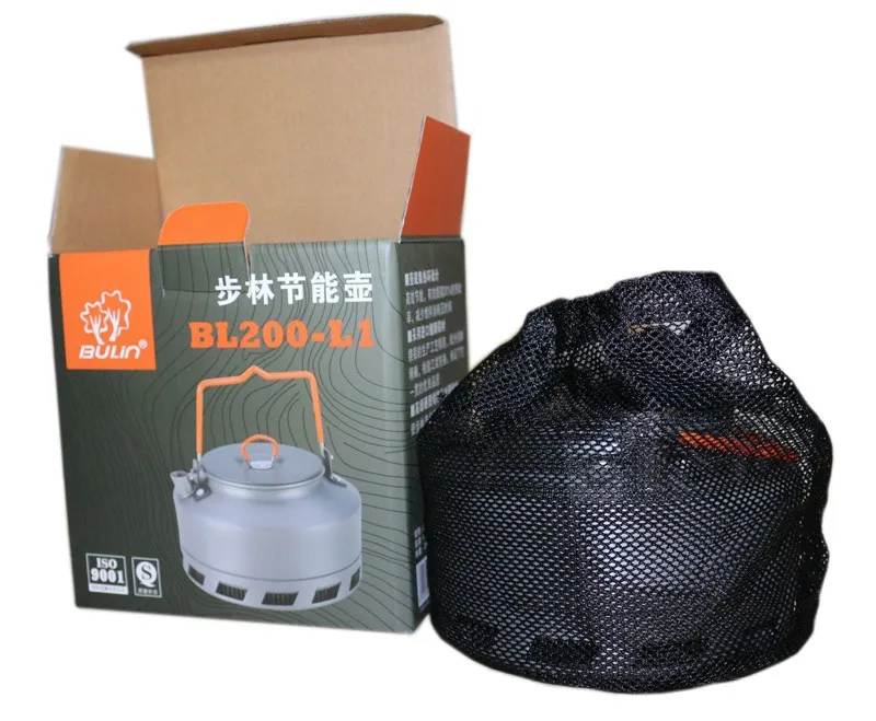 Bulin 1.1L acampar caldera Intercambiador de Calor tetera Picnic hervidor BL200-L1 al aire libre Kettle coffee