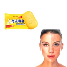 85 г Сера мыло для ухода за кожей лечение акне черная голова чистый противогрибковый противовоспалительное мыло ручной работы