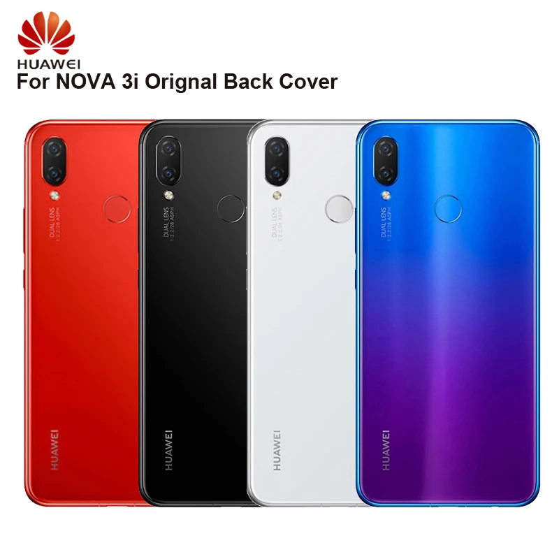 Чехол для задней батареи huawei для huawei NOVA 3i, чехол для задней панели со стеклом