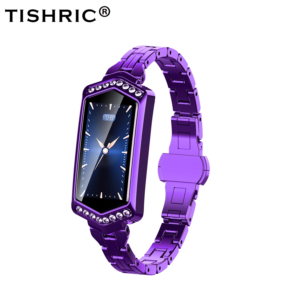 

TISHRIC B78 Smart Watch Women/Ladies Smartwatch Fitness Bracelet Heart Rate Tracker Monitor Blood Pressure Oxygen Smart Band