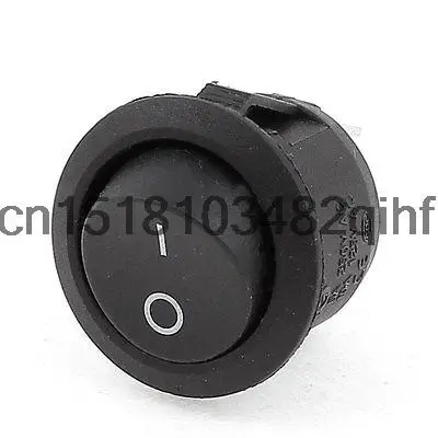 

Black Round Snap-in 3Pin SPDT ON/OFF Rocker Power Switch AC 125V/10A 250V/6A