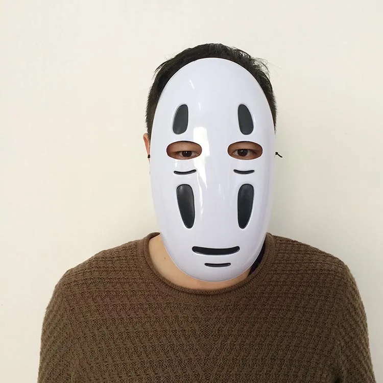 Spirited Away Faceless Men Cosplay Scary Mask Slipknot Fancy Costume 