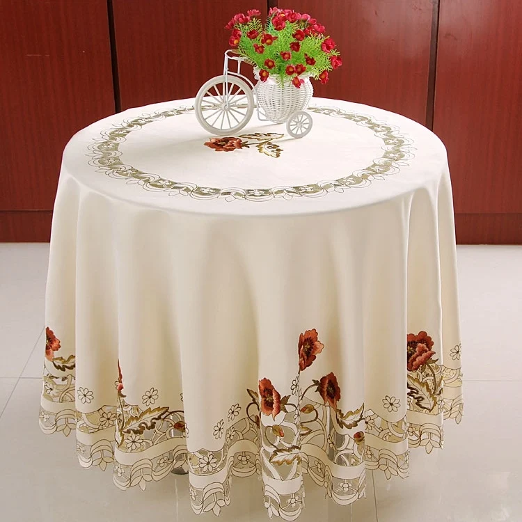 Скатерть с цветочной вышивкой ручной работы вышивкой|textile asia|textile silktextil flowers |