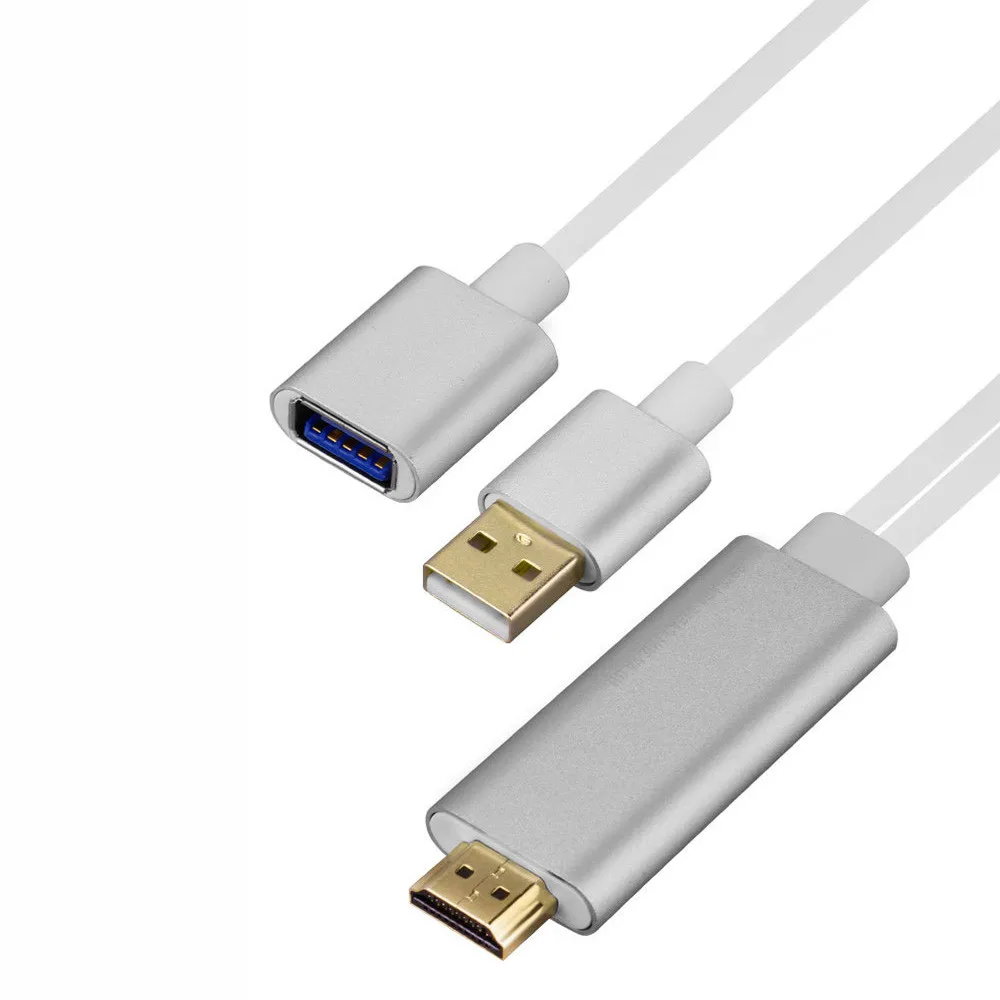 2020 new Mini USB To HDMI 1080P TV Adapter Cable HD For Samsung Galaxy S6 S7 Dropshipping
