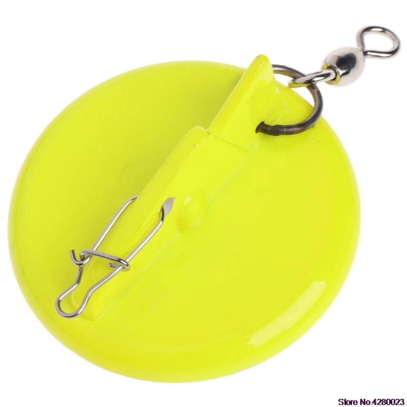 New Fishing Trolling Disc With Lead Weight Sinker Connector Adjustable Accessories