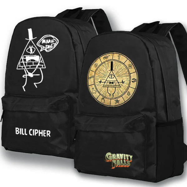 

Gravity Falls Backpack School Bags Student Bookbag Shoulder Travel Bags Gift
