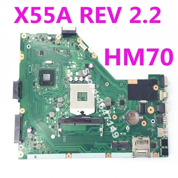 

X55A SLJNV HM70 Motherboard REV 2.2 For ASUS X55A Laptop Mainboard X55A Mainboard X55A Motherboard USB 3.0 100% Test OK