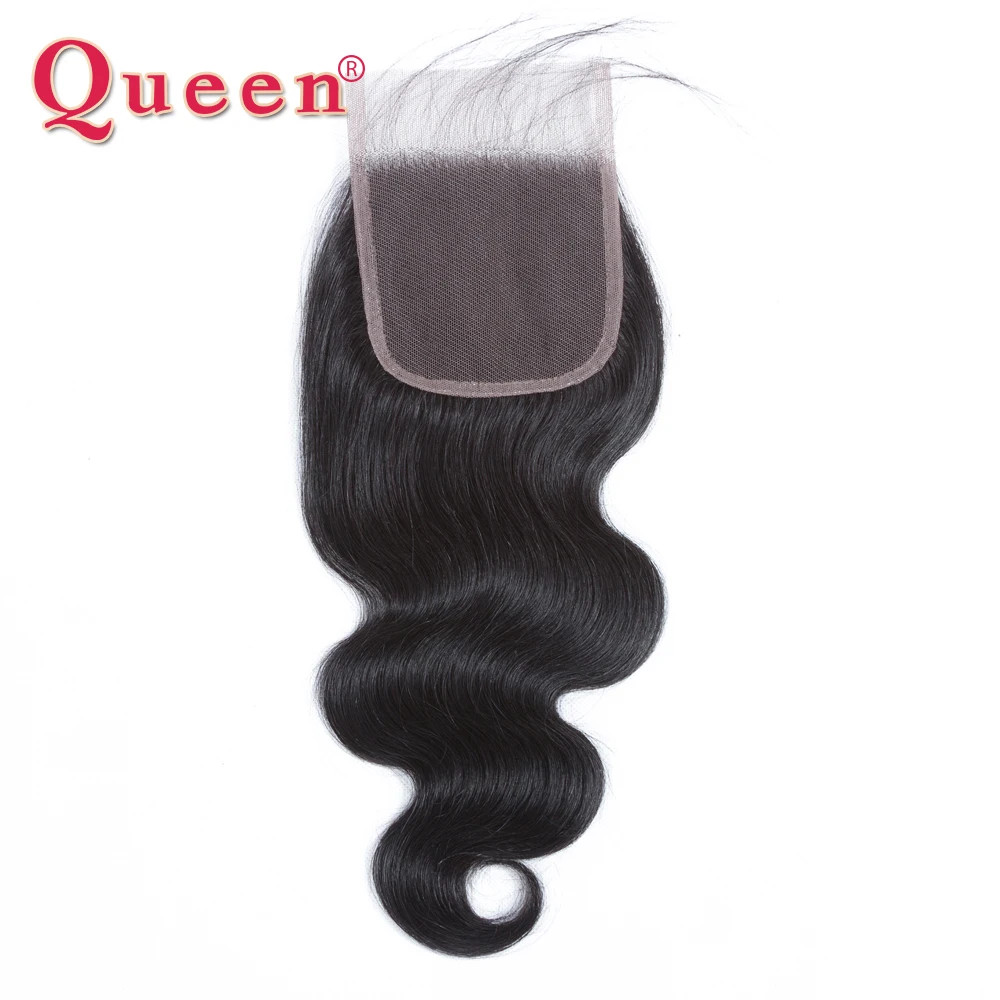 Queen hair Products перуанские волнистые пучки с закрытием Remy 3 пучка человеческих волос с закрытием Детские волосы для наращивания