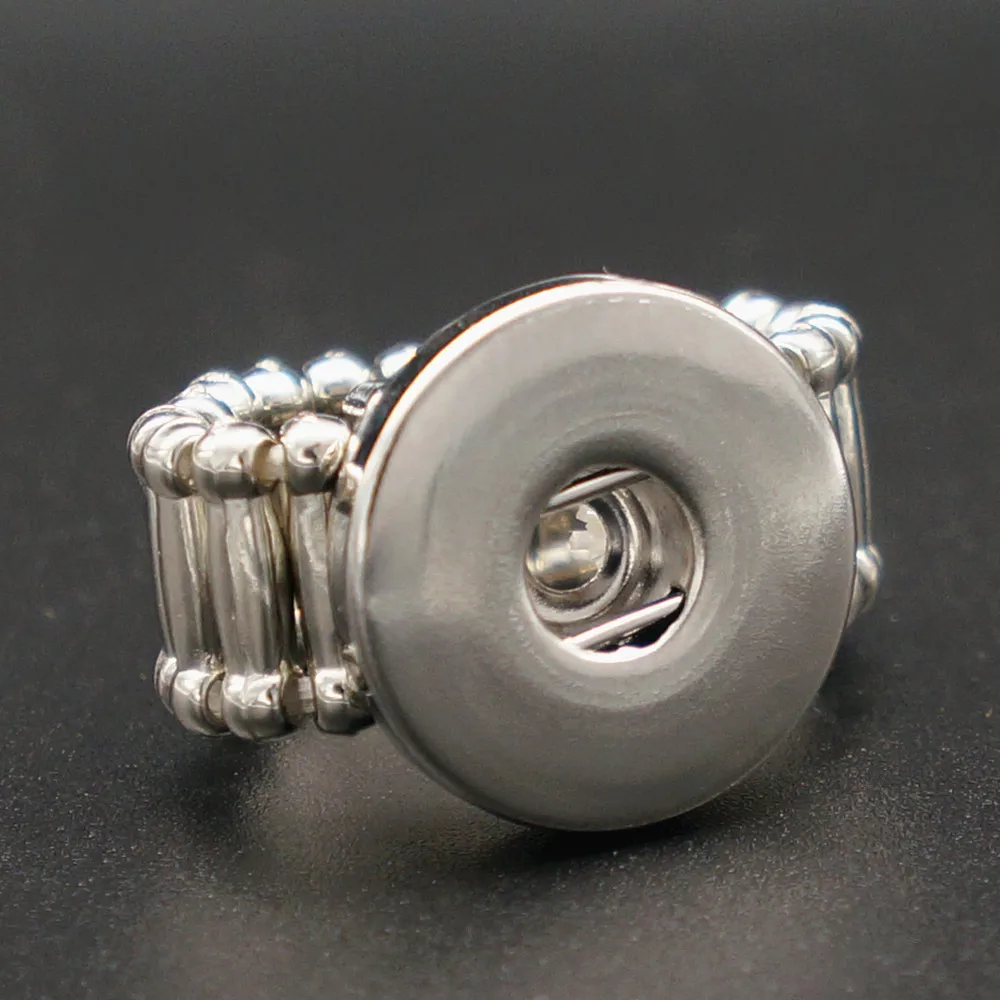 Hot sale JZ0023 Elegant Simple Metal snap rings trendy flexible fit