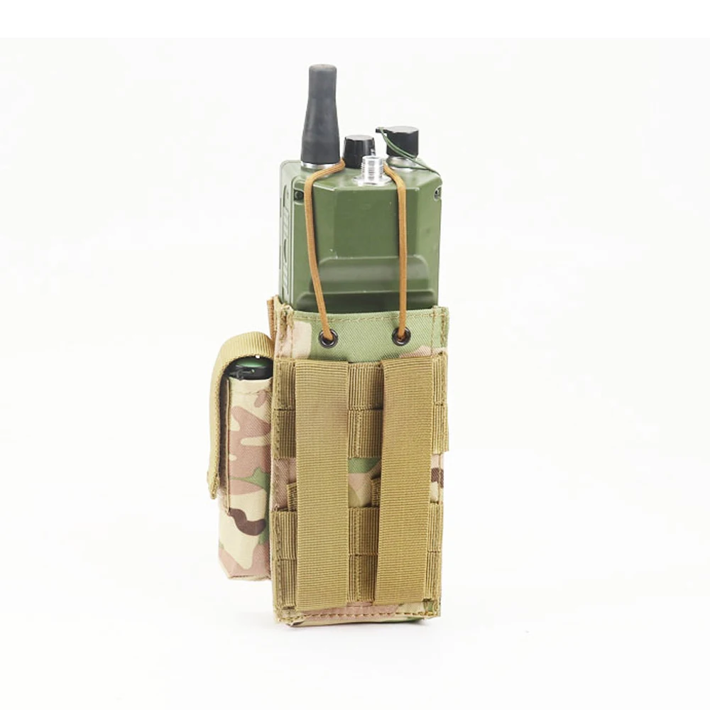 Тактический MOLLE 152 межфонный чехол сумка с сумкой для журналов нейлоновая регулируемая система Molle крепление интерфон Радио Чехол сумка