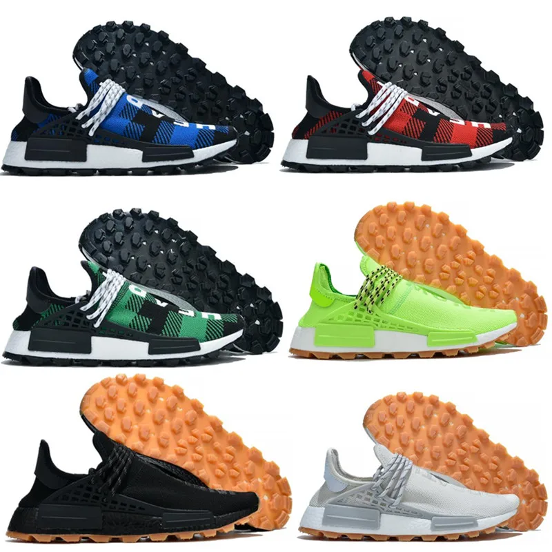 

2019 Human Race Running Shoes Pharrell Williams Inspiration Pack Black Nerd Designer Sneakers Men Sport Shoes size 40-45