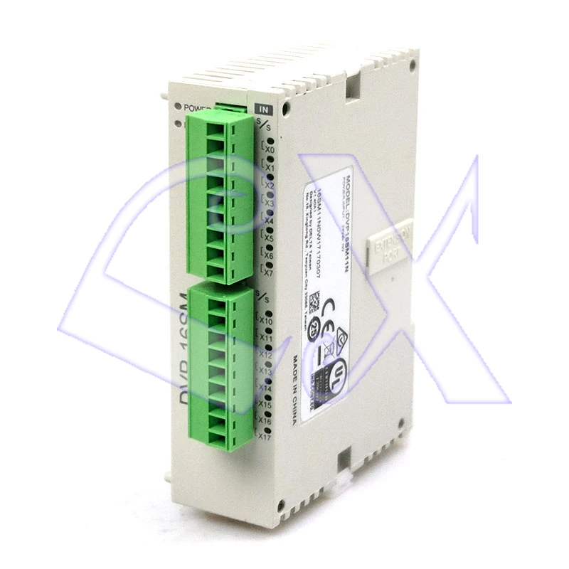 Оригинальный Delta DVP16SM11N контроллер ПЛК DC24V 16DI цифровой модуль|Контроллер