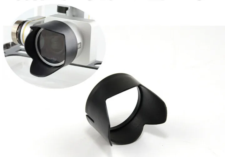 DJI Phantom 3 Camera Lens Hood Sunshade Antiglare DJI Phantom 3 Accessory Black 1pc With Tracking Number