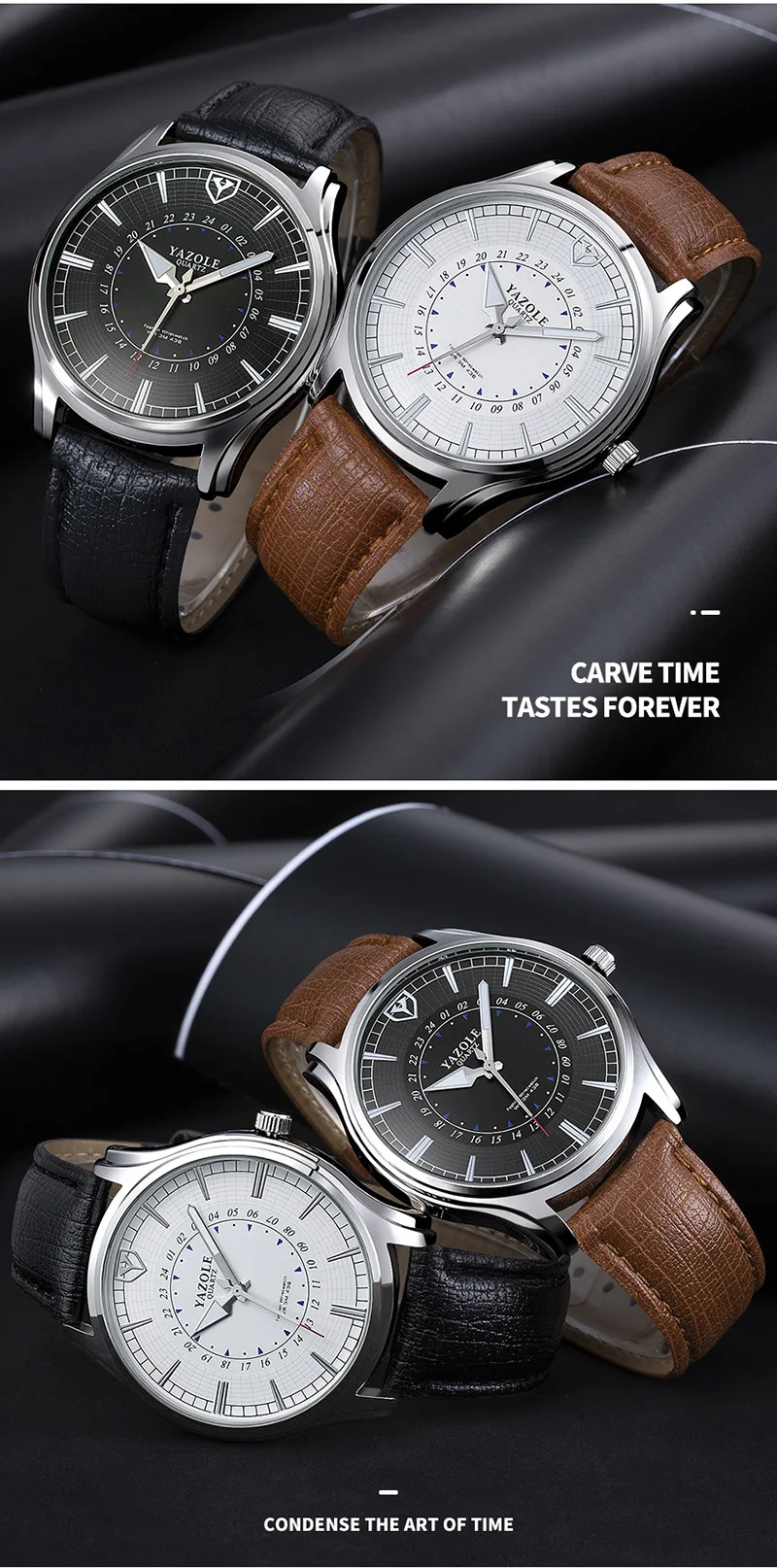 Мужские часы Топ бренд класса люкс Yazole мужские наручные часы модные бизнес дизайнерские подарки для мужчин часы relojes para hombre
