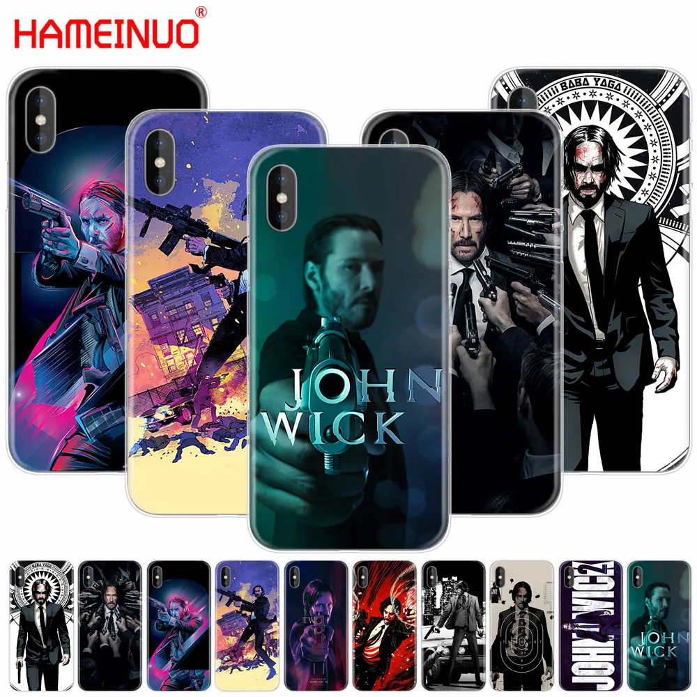 

HAMEINUO John Wick cell phone Cover case for iphone X 8 7 6 4 4s 5 5s SE 5c 6s plus