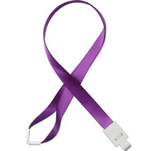 20 мм шнурок для ключей ID Держатель карты с безопасным замком 6722