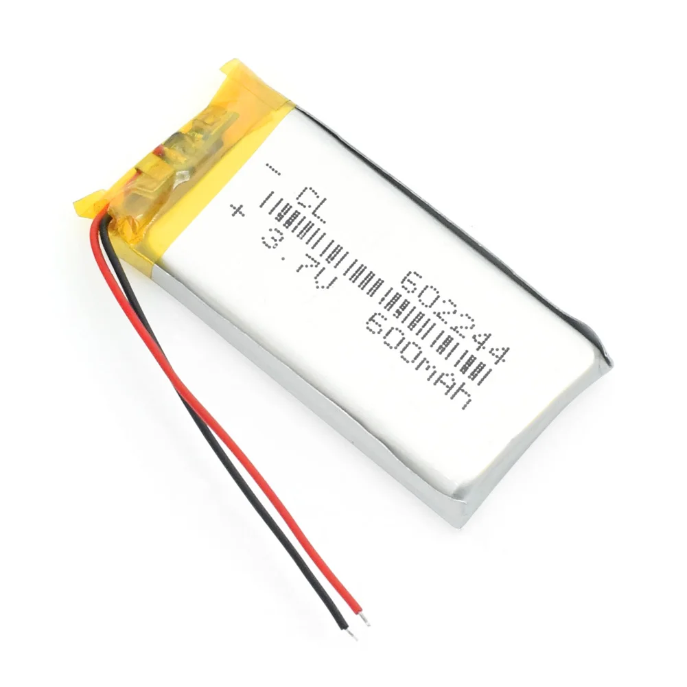 1/2/4 Pcs/lot 602244 Mini Lithium Batteries 3.7v 600mah Li-polymer Cell Replacement High Quality MP3 MP4 DVD PDA GPS Bateria