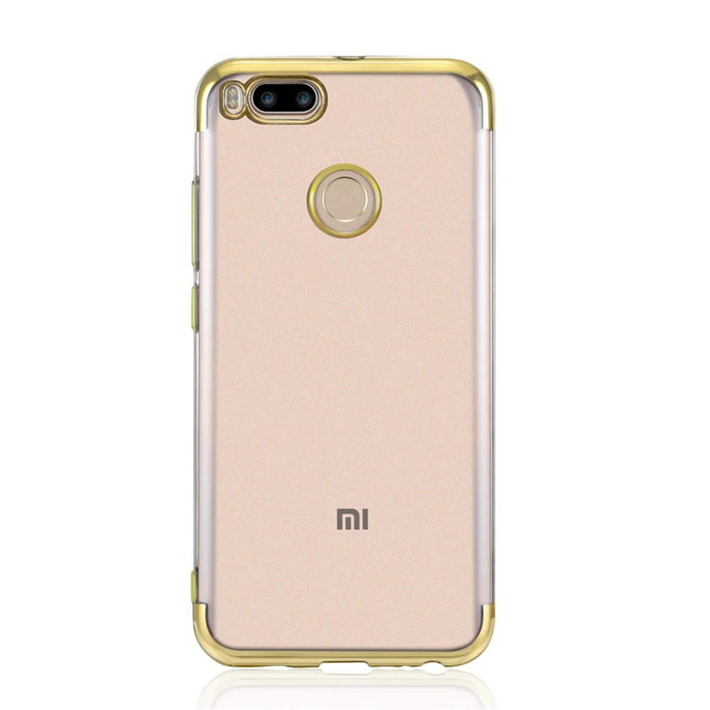 Global Version Newest Plating Soft TPU Case for Xiaomi Mi6 Mi5X Mi A1 Mix2 Transparent Case for Redmi 4X 5 Plus Note 4X 5 Pro 5A11