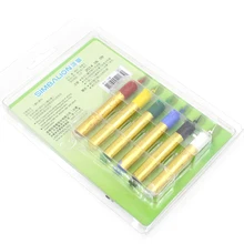 36 шт./лот забавные 6 цветные восковые мелки для лица и тела безопасный Макияж для детей Школьные Аксессуары для празднования Хеллоуина FB888