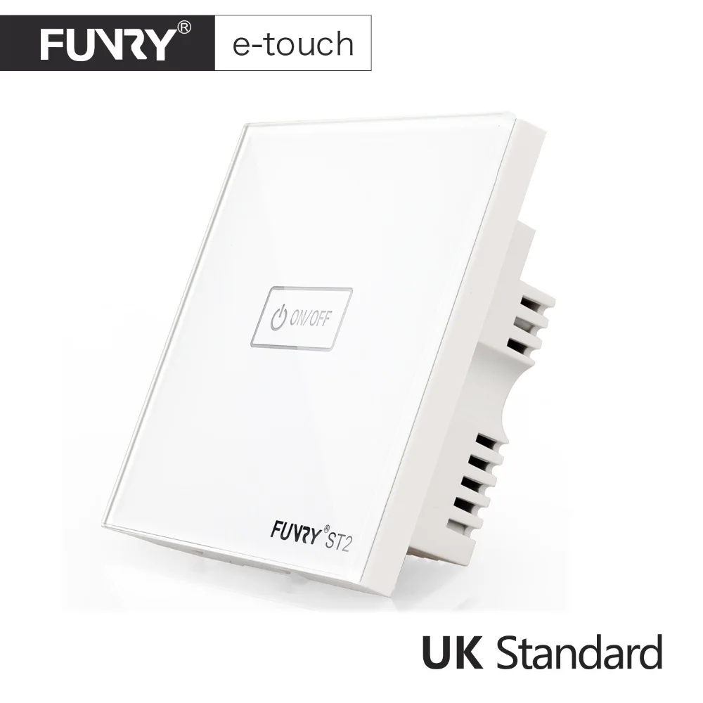 2017 Funryn New Uk Standard St2 1 Gang Wireless Touch