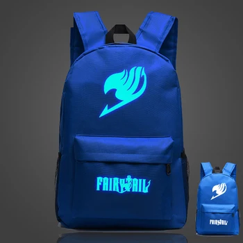 

Beautiful Fairy Tail Luminous Backpack High Quality Children Boys Girls School Bag Popular Pattern Laptop Backpack