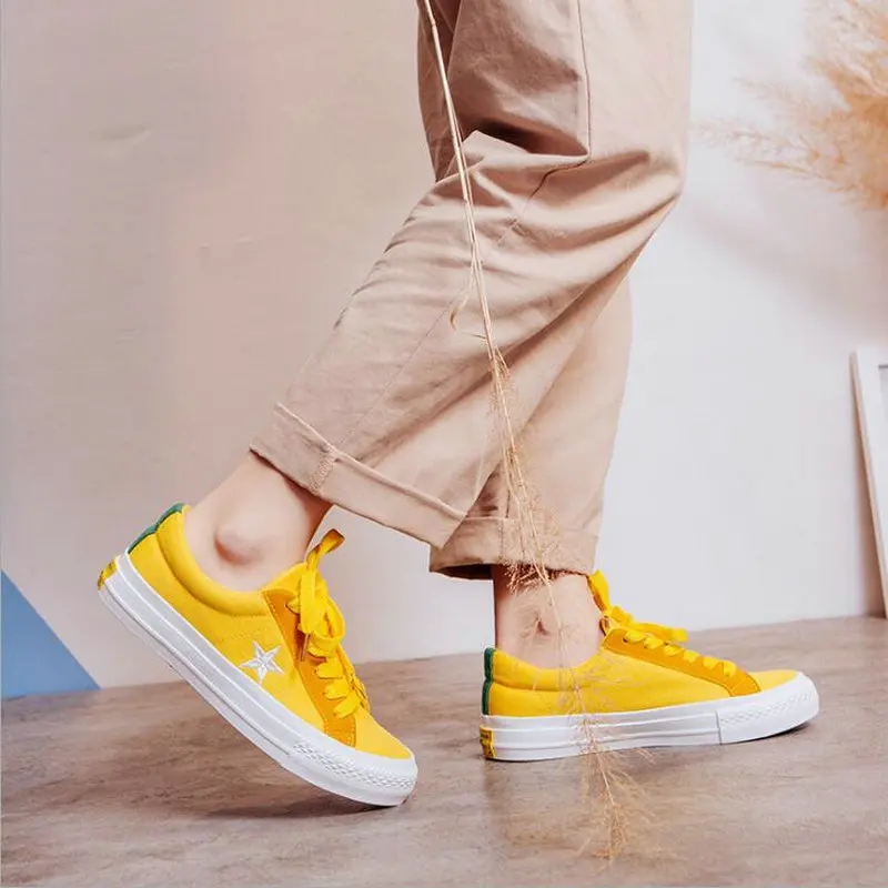 

2019 Spring New Hot women casual shoes Women wild Sneakers Women's Vulcanize Flats Walking Shoes Lace up Canvas Shoes BA-34