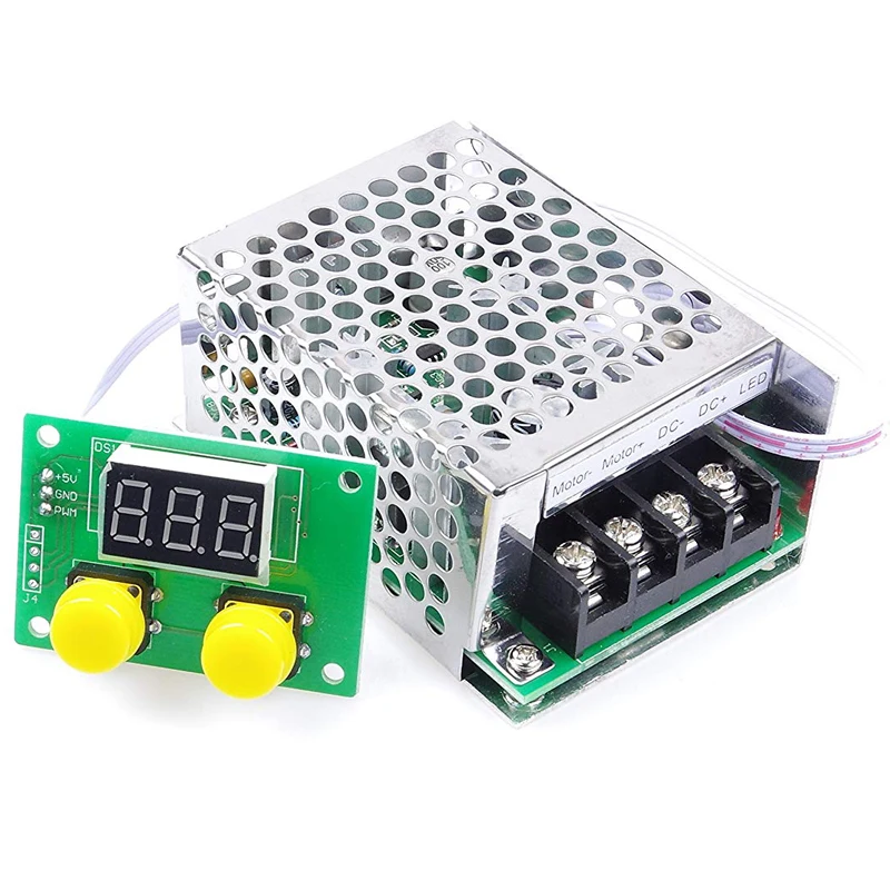 DC 9-40 V PWM регулятор двигателя пост. тока 12 V 24 V 36 V 40 V DC 12A цифровой дисплей процент бесступенчатая скорость переключатель