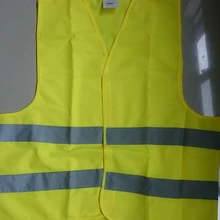 Полиэстер Многофункциональный светоотражающий жилет безопасности оранжевый сигнальный жилет ISO EN471