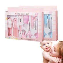 10 шт. и 8 шт./компл. для новорожденных Набор средств по уходу за грудным ребенком Портативный Детские здоровье наборы аппаратные средства маникюр волос термометр кусачки