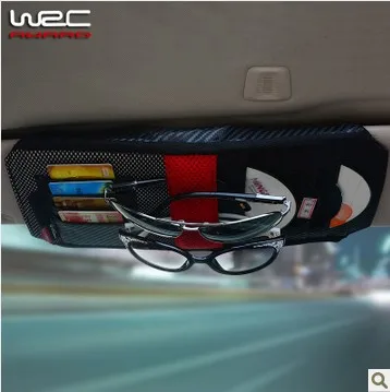

For Wrc SUBARU xv 05 - 13 forester carbon fiber plate sun-shading cd folder