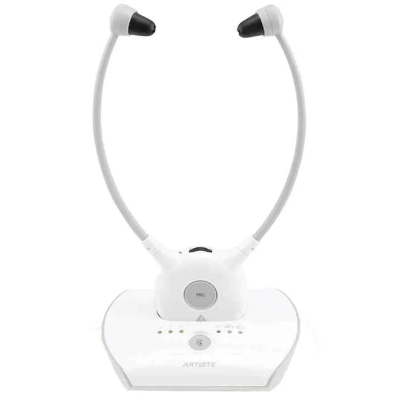 Artiste APH100 ТВ слуховой аппарат наушники Беспроводные 2,4G HIFI ТВ наушники Коммерческая установка для пожилых, слуховой аппарат гарнитура